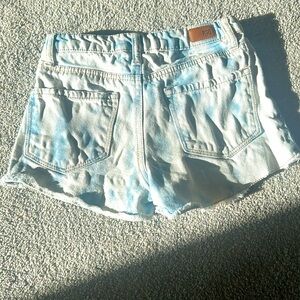 Blue Tie-Dye Women's Shorts